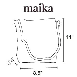 Image of MAIKA Recycled Canvas City Sling Crossbody Bag
