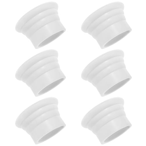 Xhziy Curtain Rod End Cap Plastic Curtain Pole End Plug Caps Curtain Rod Plug Roman Rod Cap Finial Curtain Rod End Cap Internal Diameter 1.1 