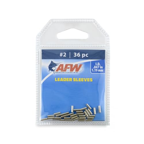 Image of American Fishing Wire Single Barrel Crimp Sleeves