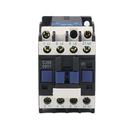 Contacteur triphasé CJX2-0901 660V inverseur moteur triphasé avec bloc auxiliaire NF