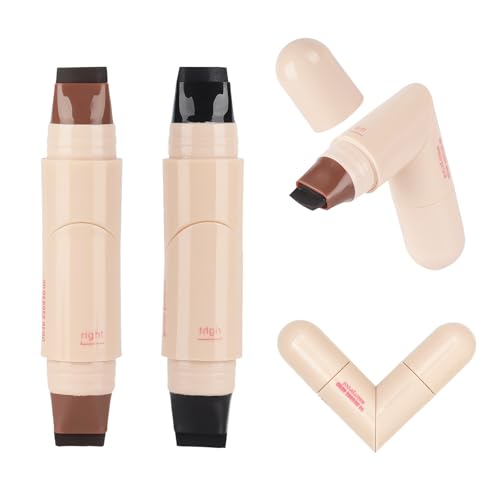 Eyeliner Stempel mit Wing Tip Pen Eyeliner Wasserfest Schwarz Braun Wischfest & Schnelltrocknend Sanft wie ein Derma Stamp Ideal für Reisen & Partys