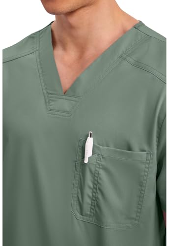 CHEROKEE Men's V-Neck Top Medical Scrubs Shirt