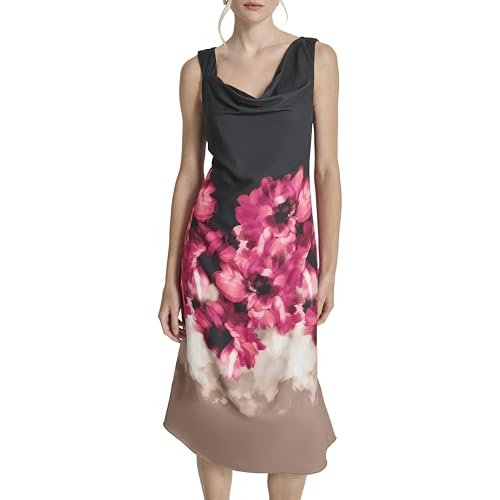 Robe midi DKNY sans manches à col bénitier chic et fluide