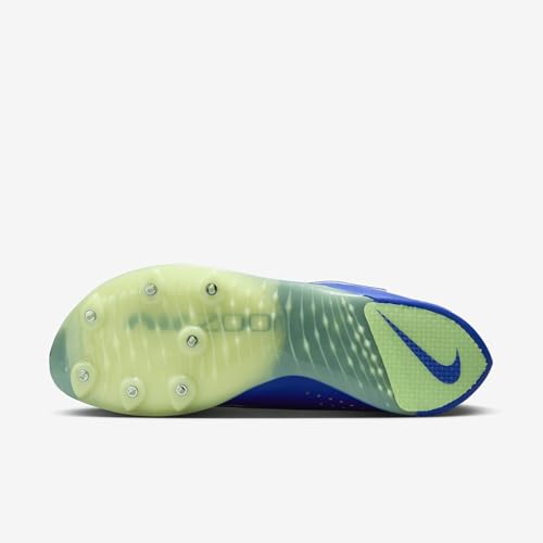 Image of Zoom Elite Long Jump Shoes (Unisex - White /Black-Laser Orange-Hyper Pink) by Nike