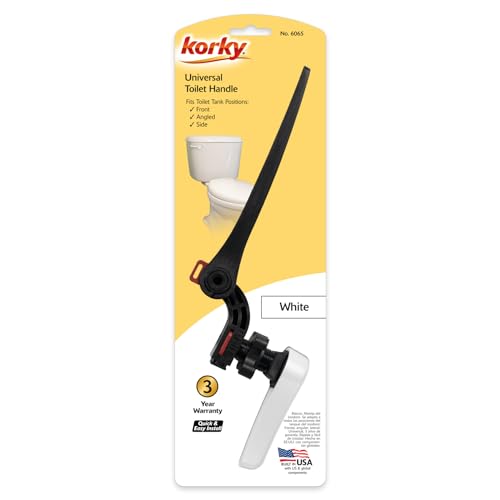 Korky 6065BP Tank Lever, Universal To Fit Front, Angled, Side, Left Mount Toilets thumb #3