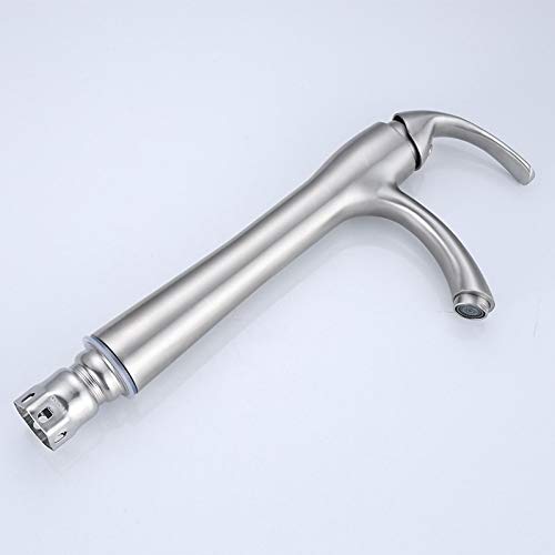 Grifo monomando LWX de acero inoxidable antióxido para solucionar fugas en encimeras de baño 4