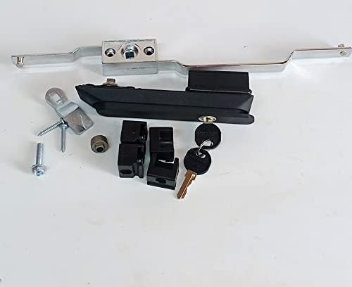Electric Cabinet Panel Cam Lock Push Button with Rod (Flat)