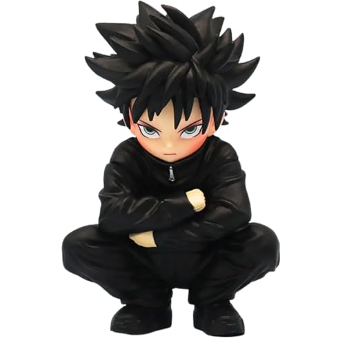 Image of FUNFOB Megumi Fushiguro Action Figure Height- 13cm Collectible Gojo Action Figure PVC Multicolour | Megumi - Squat