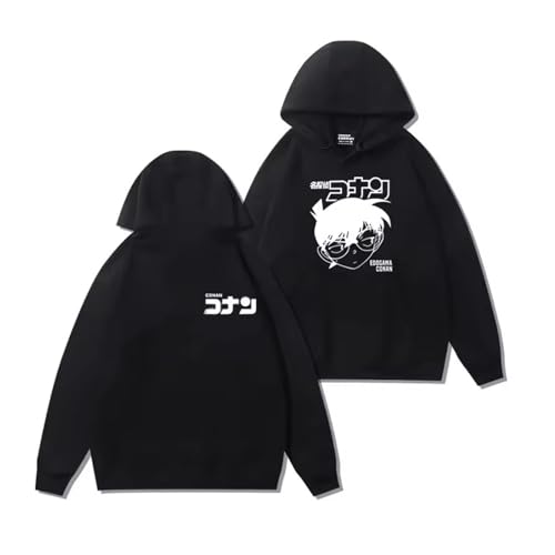 momogut Sudadera con Capucha Detective Niños Conan Jersey de Manga Larga Sudadera...