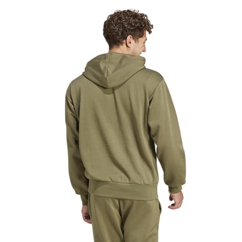 adidas Men's Essentials Feel Cozy Fleece Hoodie Sweatshirt - Image 4