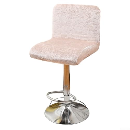 Elegantes fundas protectoras de terciopelo con diamantes dorados para sillón, diseño con características de cobertura completa (rosa)