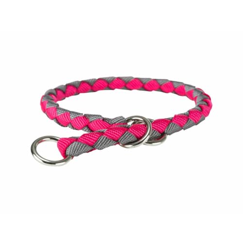 TRIXIE New Cavo Trainingshalsband Cavo, M, 39-45 cm/Ø 12 mm, Fuchsia/Graphit