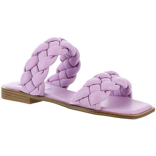 Steve Madden Women's Spain Sandal, Lilac, 9