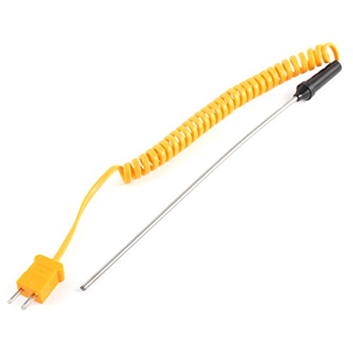 uxcell K-Type Thermocouple Probe Thermometer Sensor -50-300C Range 200x3mm