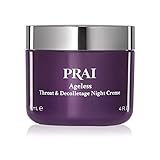 PRAI Beauty Ageless Throat & Decolletage Night Creme - Anti-Aging & Hydrating Creme - 4 oz