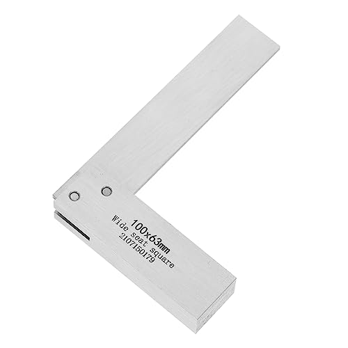 Lurrose Woodworker Square Ruler Tool Angle Measuring Ruler for Construction Measuring L-Shape Square
