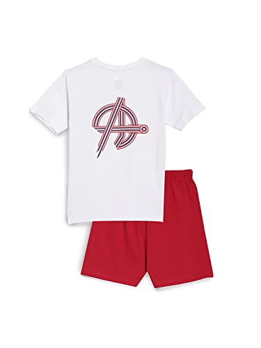 Image of Nap Chief Kids Unisex Cotton Cartoon Printed T-Shirt & Shorts | Clothing Set for Boys & Girls
