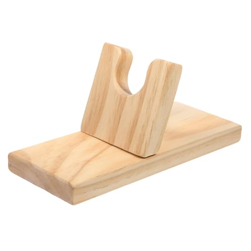 SEWACC Useful Hot Melt Glue Tool Bracket Durable Wood Rack for Hot Glue Sprayer Easy to Install Remove Practical Fixing Rack for DIY Projects Design