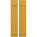 Ekena Millwork ARW101BB311X41TUH Americraft Three 2 Exterior Real Wood Joined Board-n-Batten Shutters (Per Pair), 10 1/2"W x 41"H, Turmeric