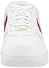 NIKE Men's Air Force 1 '07 Basketball Shoe, White Team Red White, 10 UK #1