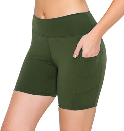 Image of ALWAYS Women's Super Soft Biker Shorts - 3 inch / 5 inch / 8 inch High Waisted Yoga Running Dance Spandex Shorts