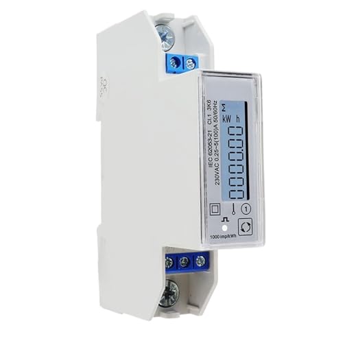 Compteur d'énergie TAC1100 rail DIN monophasé 100A 230V RS485 multi-trafic