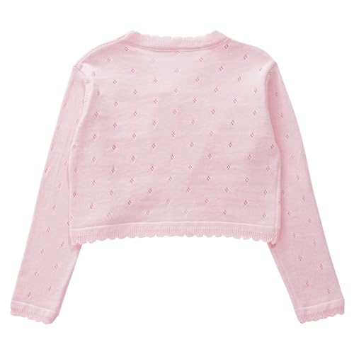 Little Girls Bolero Shrug Cardigan Spring Autumn Coat Long Sleeves Sweater Casual Tops Outerwear Uniform3