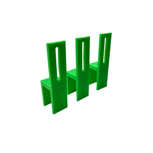 U Scribe tool - Set of 3 - The Perfect Jig Tool for Any Kitchen Bathroom or Bedroom (Green 18mm)