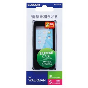Amazon.co.jp: エレコム Walkman S,Eシリーズ シリコンケース ブラック