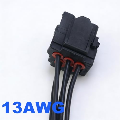 Image of AITKEN Blower Motor Resistor Connector Pigtail Harness 13AWG | Compatible with BMW 3 Series, 5 Series, M3 M5 X3 X5 OE Number: 61126910086, 6418386938