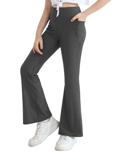 Pantalon de danse yoga côtelé pour enfants idéal pour le sport et le collège