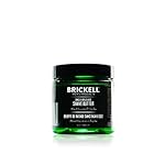 Brickell Men's Smooth Brushless Shave Butter for Men, Natural and Organic Smooth Shaving Butter to Fight Nicks, Cuts and Razor Burn, 5 Ounce, Unscented