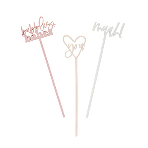 The Cotton & Canvas Co. Galentine's Day Drink Stirrers, Galentine's Day, Party Cocktail Sticks, Swizzle Sticks, Valentine's Party, Custom Drink Marker, Set of 12