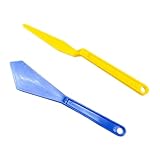 Cabilock 2 Stück Teiliges Auto kantendichtungs Rakel aus Robustem Kunststoff Sicherer Vinyl Film spachtel mit Glatten Kanten für Folienaufkleber Tönungsfilm Autoaufkleber und Car Wrapping