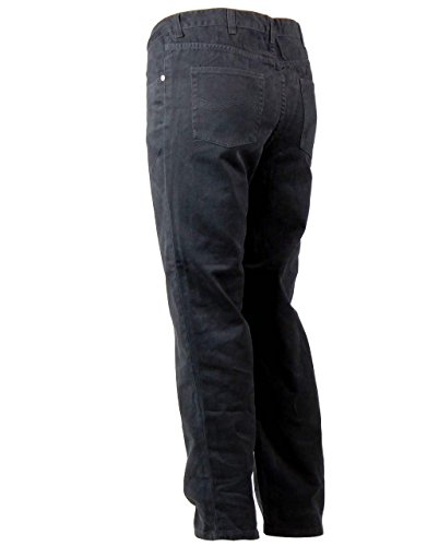  Big Bazaar Nero – Jeans da Uomo in Cotone con vestibilità Perfetta nelle Taglie 52 – 58 Nero 32