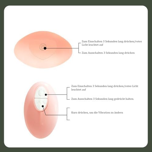 Jpscor Brustmassagegerät Nippel Stimulator, 10 Modi Nippelsauger Vibrator Sex Spielzeug für die Frau Paare, Wiederaufladbarer Silikon Unsichtbares Tragen Brust Massager mit Fernbedienung