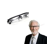 KKYETUON Flexvision Adjustable Vision Glasses Flex Focal Length Adjustable with Dial Vision for Near and Far Vision - Men & Women, Unisex.
