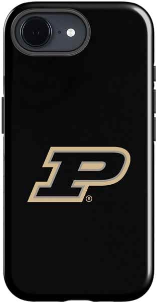 Skinit Impact Phone Case Compatible with iPhone 16e - Officially Licensed Purdue University Purdue Logo Design
