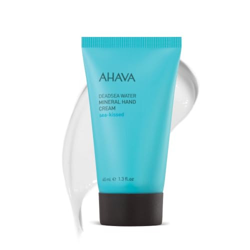 Image of AHAVA Dead Sea Water Mineral Hand Cream - Hand Moisturizer For Dry Cracked Hands, Light & Fast Absorbing, Enriched with Exclusive blend Osmoter, Smoothing Witch Hazel & Soothing Allantoin