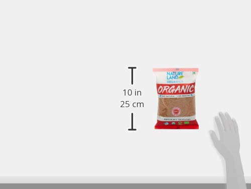 Image of Natureland Organics Brown Sugar 1 Kg - Organic Sugar (Pack of 3)