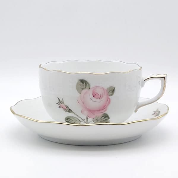 ヘレンド(Herend) 塩＆胡椒入れ ウィーンのバラ 手描き 磁器製