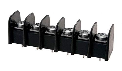 Bloque de terminales Jameco Valuepro de 6 posiciones y pines inferiores PC Pin Bottom, 2 uds