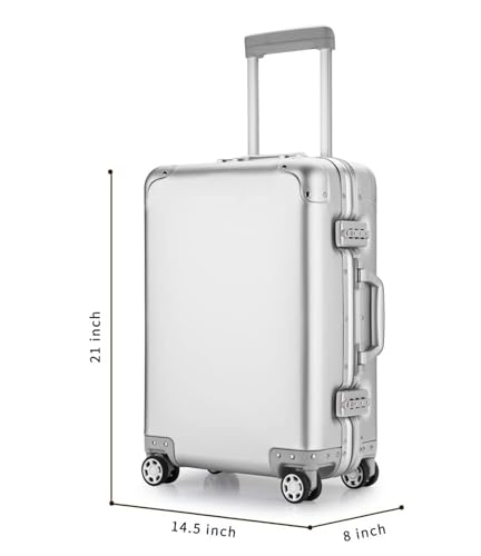 SHSWUD Aluminum Alloy Suitcase