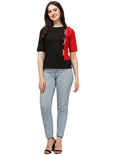 Image of Leriya Fashion Women Dori Design Top with Cap Sleeves for Office Wear, Casual Wear, Under 399 Top for Women /Girls Top