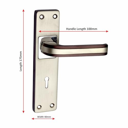 Image of Milton Mortise Lock Set - 7 INCH MHI-09 MAT SS