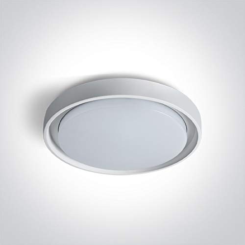 Plafon LED superficie ONE LIGHT 67384/W/W blanco 30w 3000K IP54