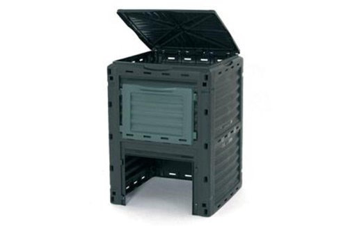 Siena Garden 880063 Thermokomposter 450 l Kunststoff, schwarz