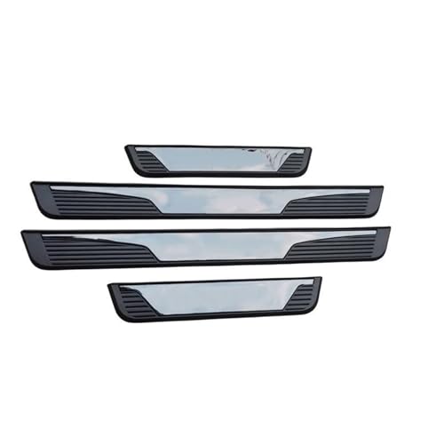 Seuil de porte en acier inoxydable noir Changan UNI-T 2020-2025 plinthe auto