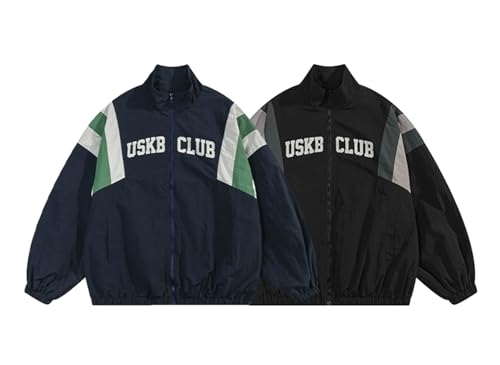 Women Men Y2k Zip Up Jacket Hip Hop Harajuku Oversized Coat Streetwear Aesthetic Hooded Sweatshirt with Pocket2