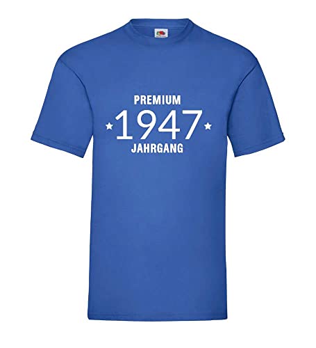 T-shirt homme Premiuman 1947 bleu XXXL vêtements mode masculine